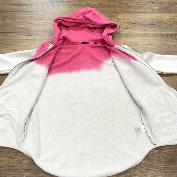 ATM Anthony Thomas Melillo Hoodie Womens Small French Terry Zip Dye‎ Sweatshirt - Picture 6 of 15